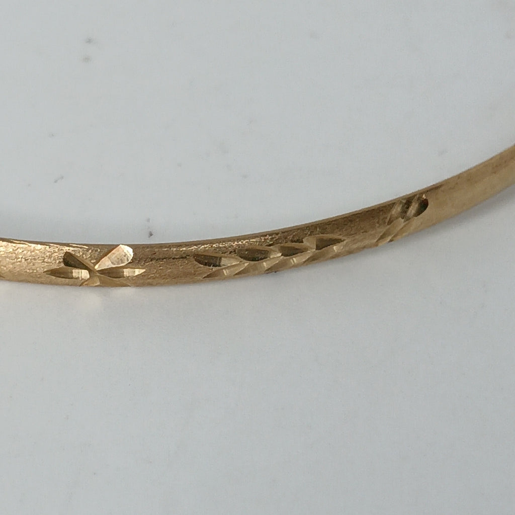PULSERA RIGIDA ORO 10 K 6.4 GRMS (SEMINUEVO)