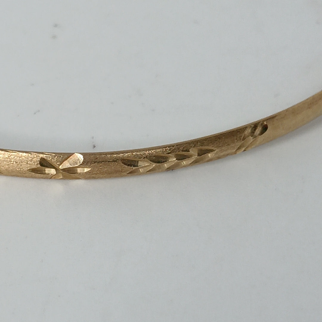 PULSERA RIGIDA ORO 10 K 6.4 GRMS (SEMINUEVO)