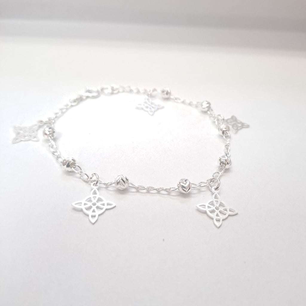 PULSERA TEJIDO ESPECIAL PLATA .925 18 CM 3.1 GR (NUEVO)
