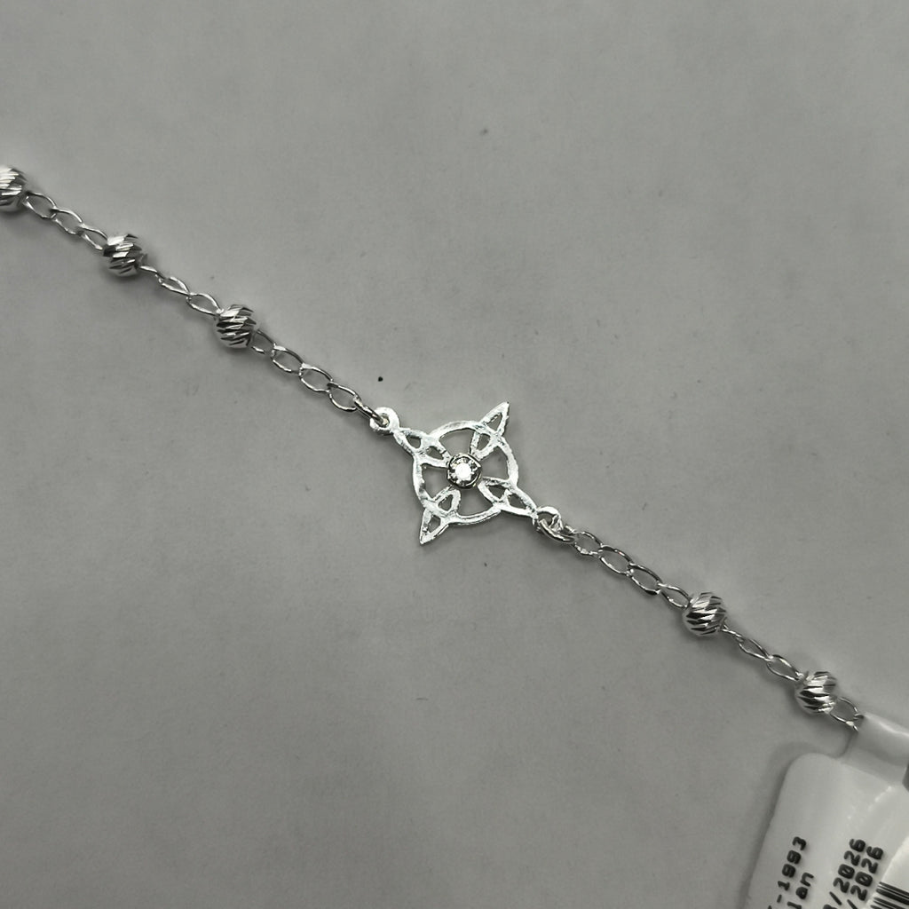 PULSERA TEJIDO ESPECIAL PLATA .925 18 CM 2.9 GR (NUEVO)