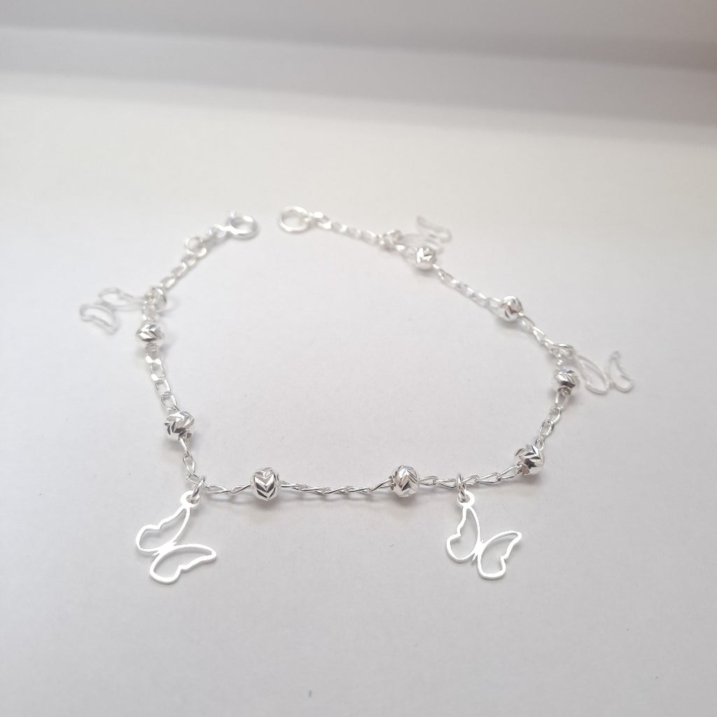 PULSERA TEJIDO ESPECIAL PLATA .925 18 CM 2.8 GR (NUEVO)