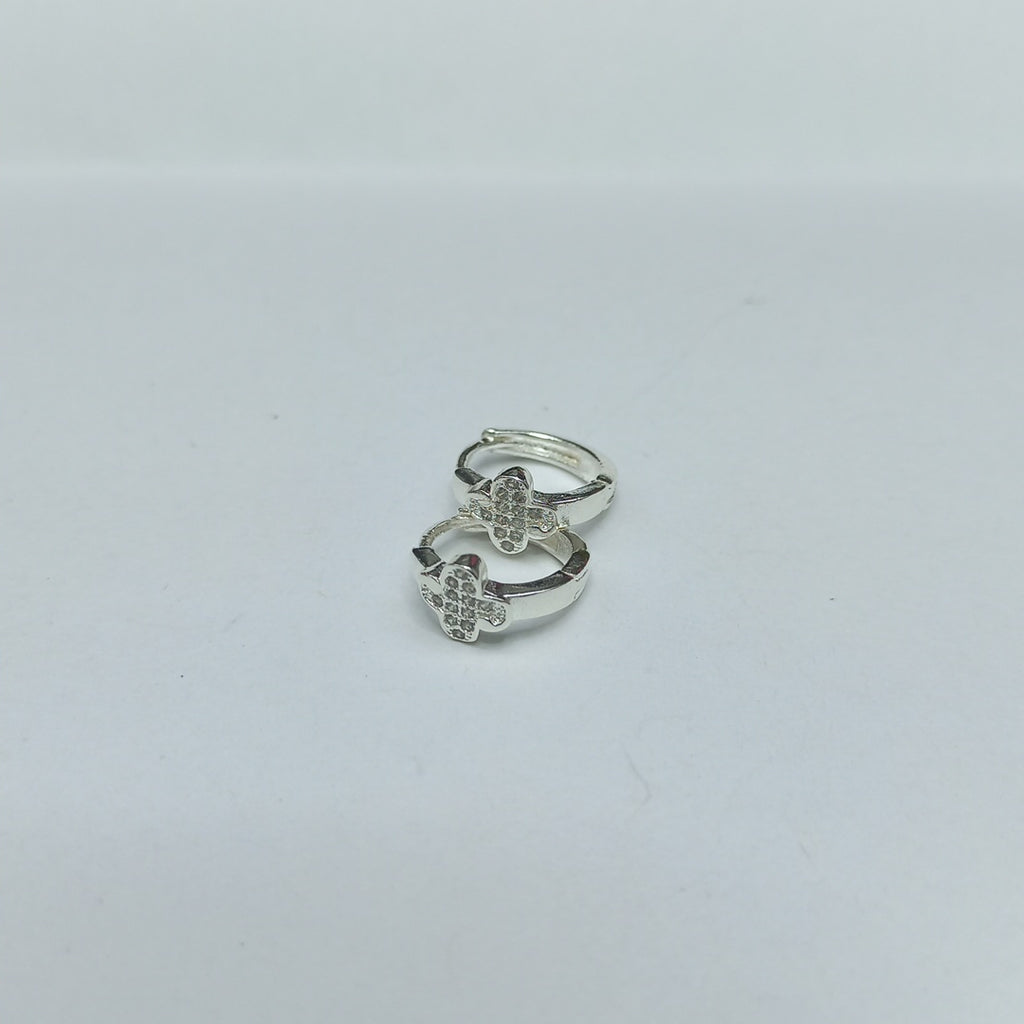 ARRACADAS C/CIRCONIAS PLATA .925 1.9 GR (NUEVO)