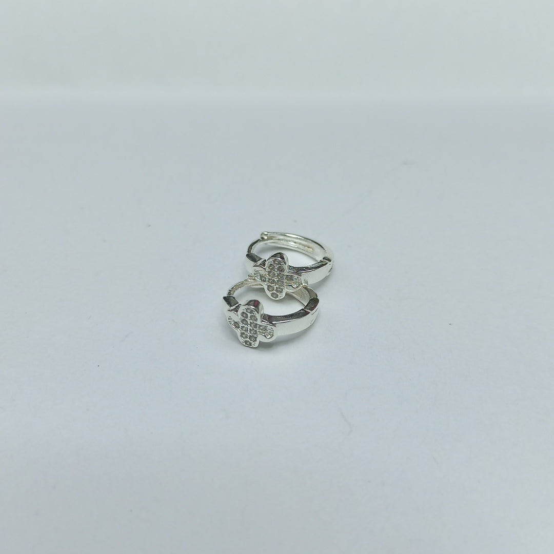 ARRACADAS C/CIRCONIAS PLATA .925 1.9 GR (NUEVO)