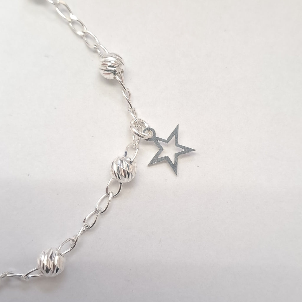 PULSERA TEJIDO ESPECIAL PLATA .925 18 CM 2.7 GR (NUEVO)