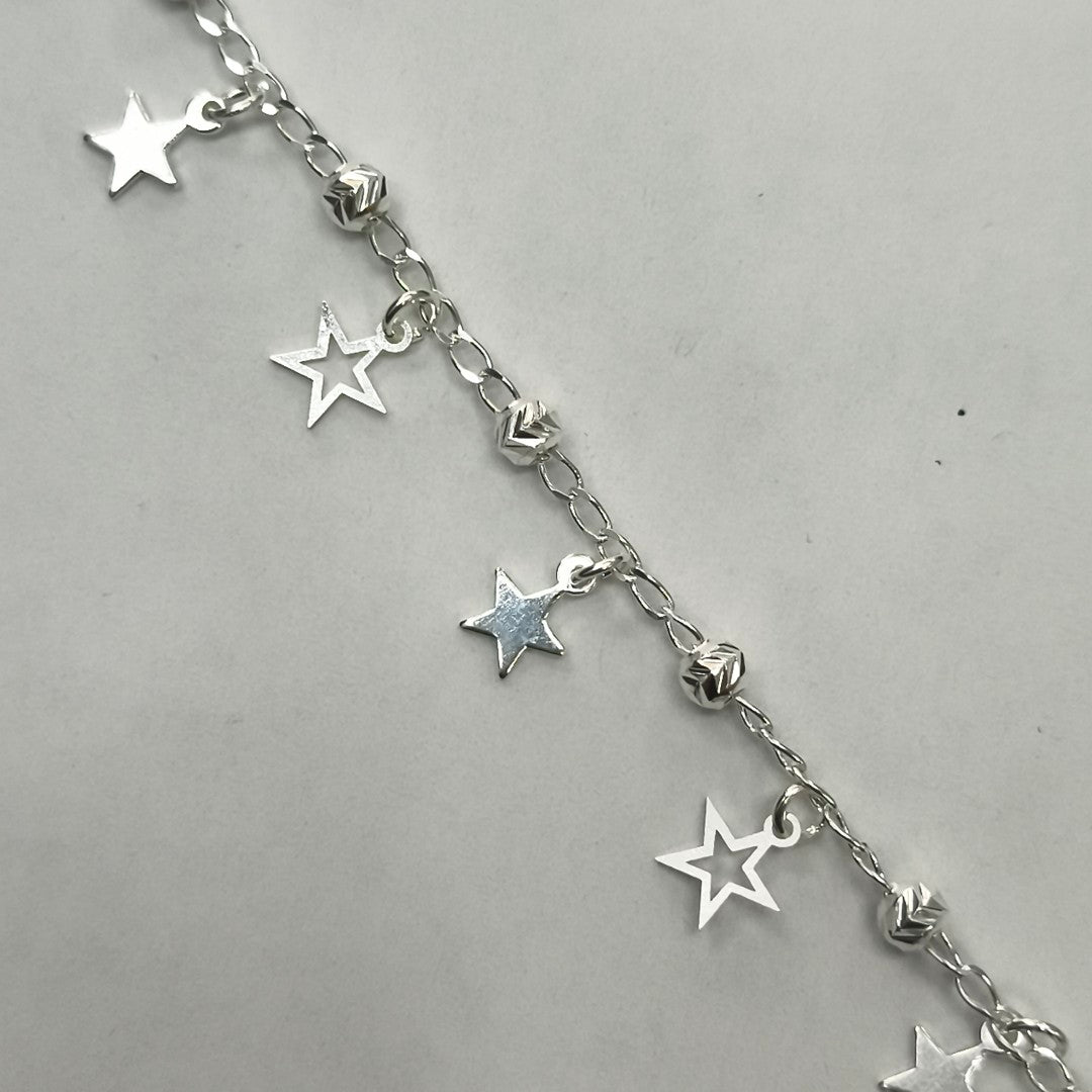 PULSERA TEJIDO ESPECIAL PLATA .925 18 CM 3.1 GR (NUEVO)