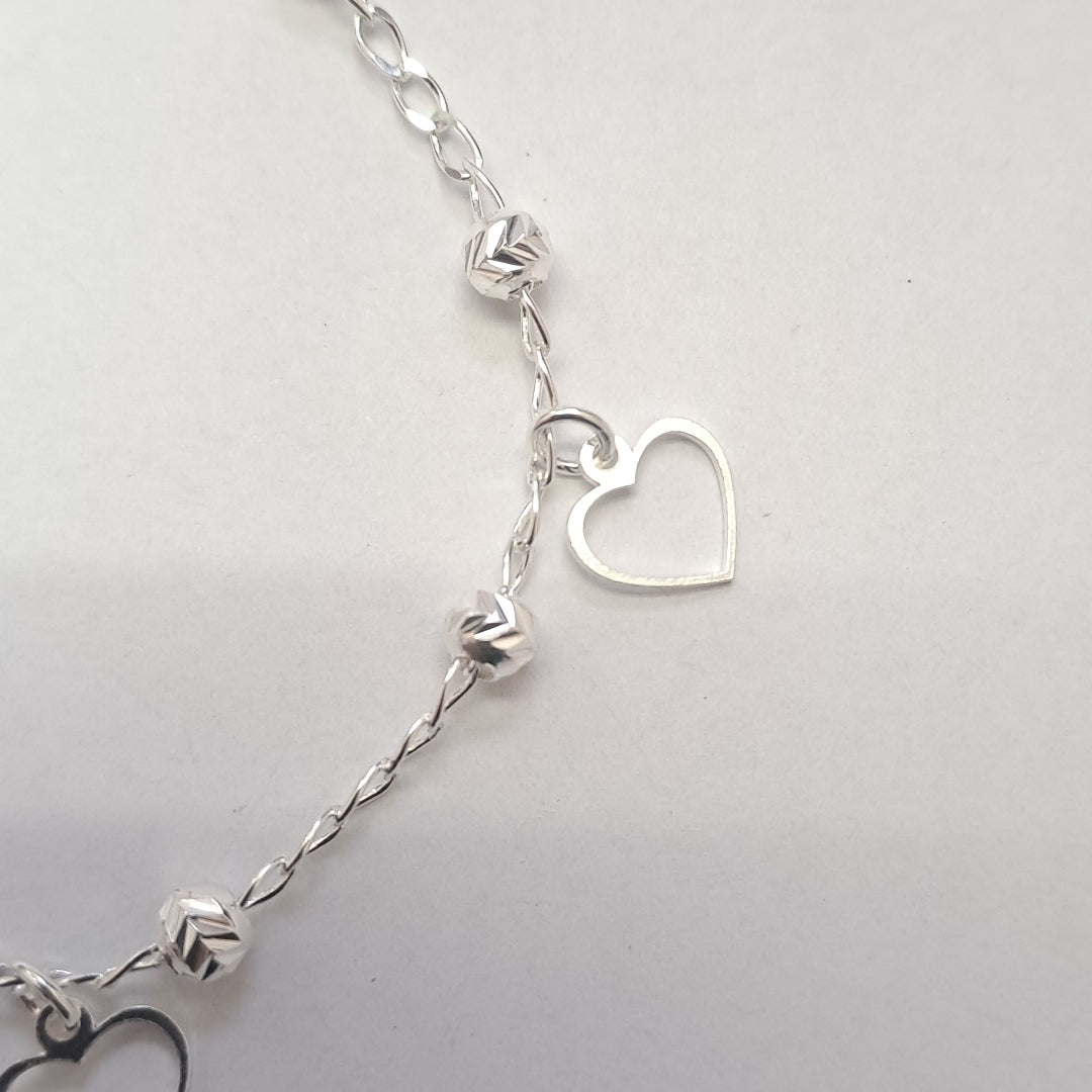 PULSERA TEJIDO ESPECIAL PLATA .925 18 CM 2.7 GR (NUEVO)