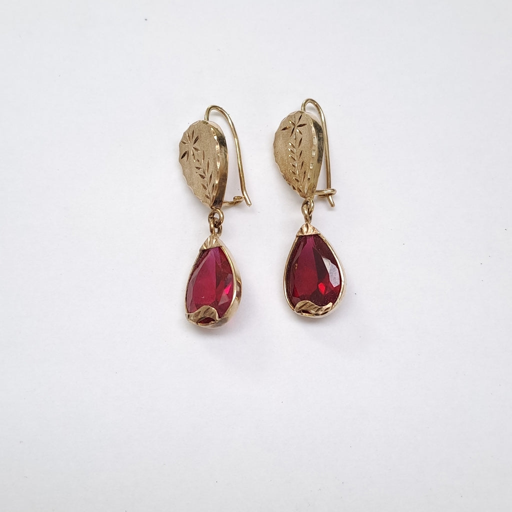 ARRACADAS PAR ORO 10 K 6,80 GRMS (SEMINUEVO)
