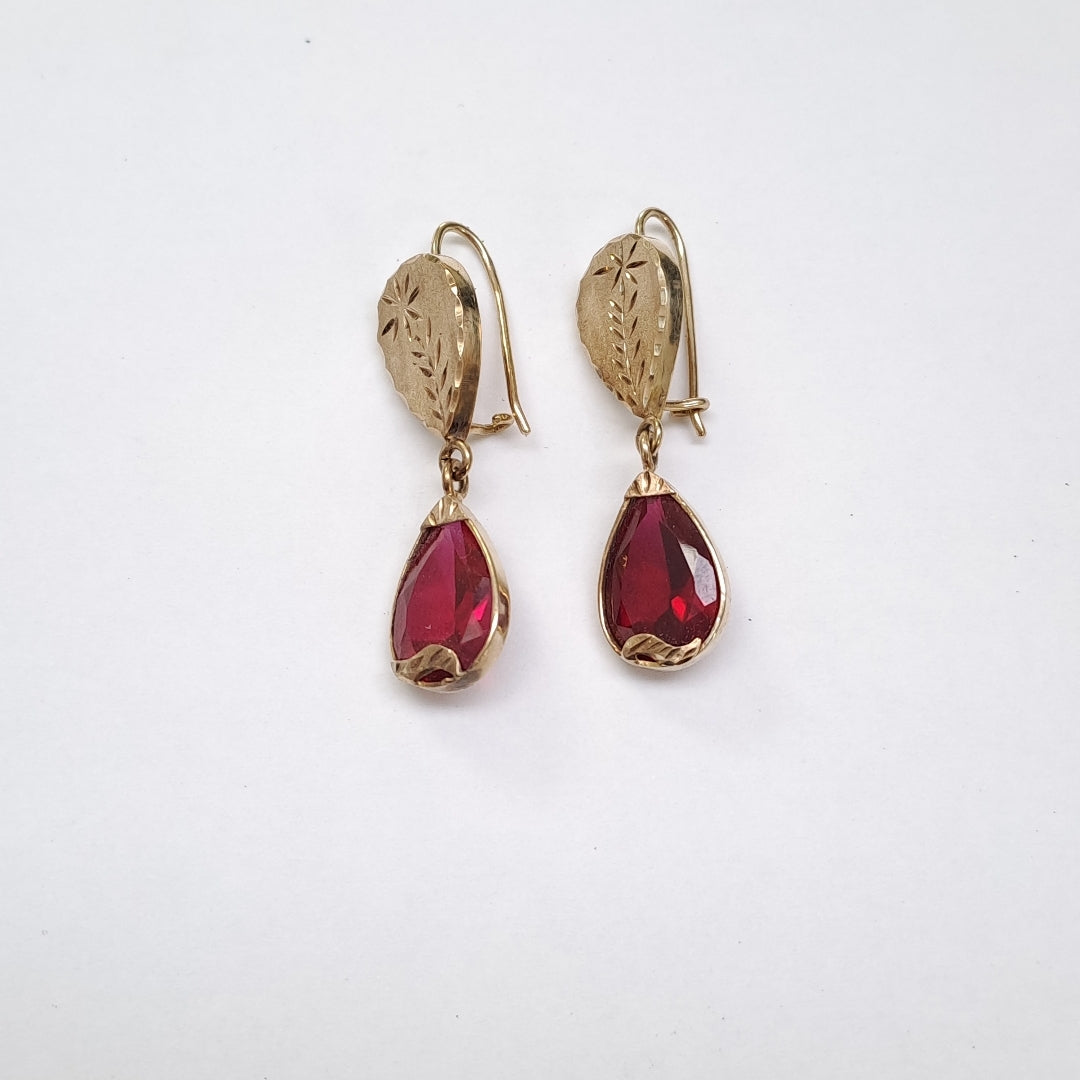 ARRACADAS PAR ORO 10 K 6,80 GRMS (SEMINUEVO)