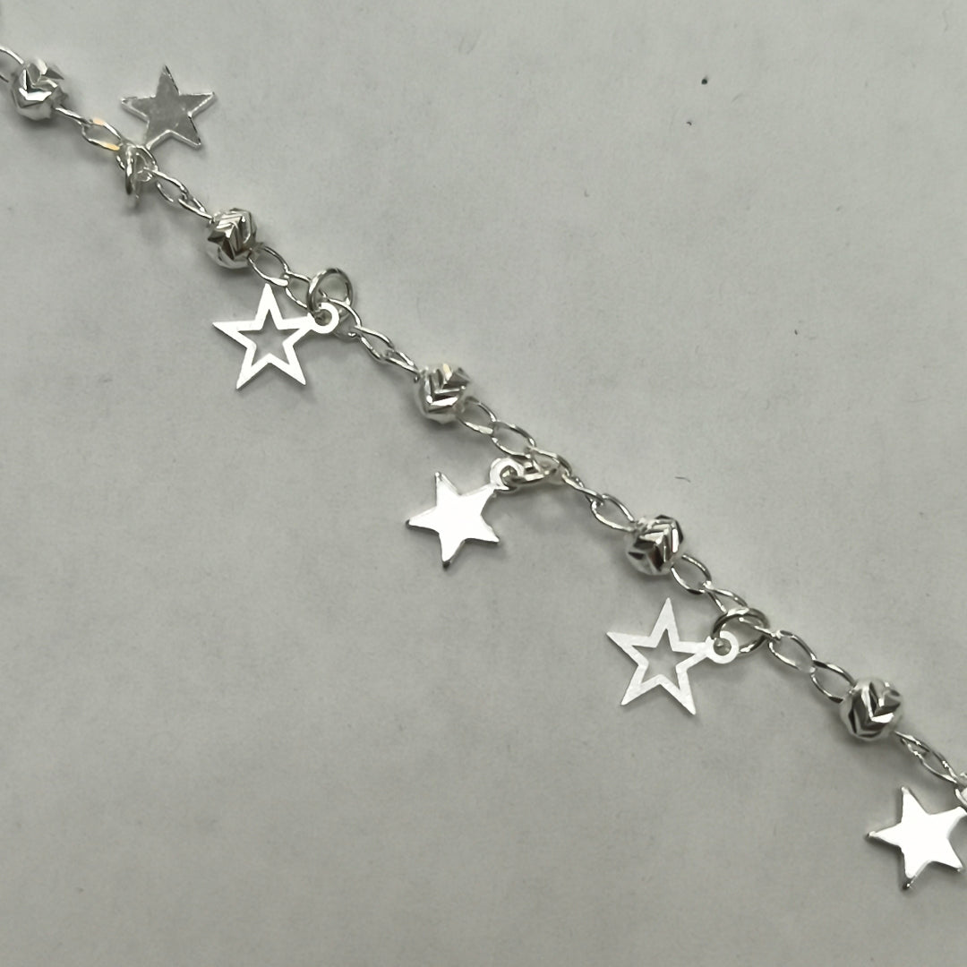 PULSERA TEJIDO ESPECIAL PLATA .925 18 CM 3.1 GR (NUEVO)