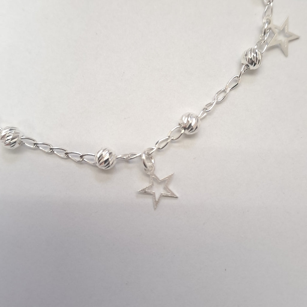 PULSERA TEJIDO ESPECIAL PLATA .925 18 CM 2.7 GR (NUEVO)