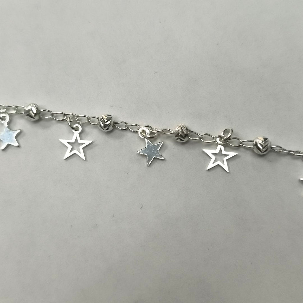 PULSERA TEJIDO ESPECIAL PLATA .925 18 CM 3.1 GR (NUEVO)