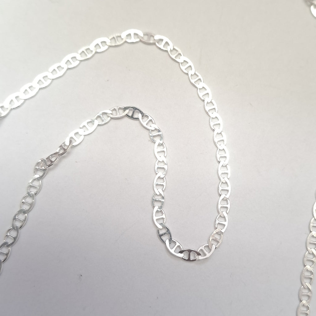 CADENA TEJIDO GUCHI PLATA .925 60 CM 3.7 GR (NUEVO)