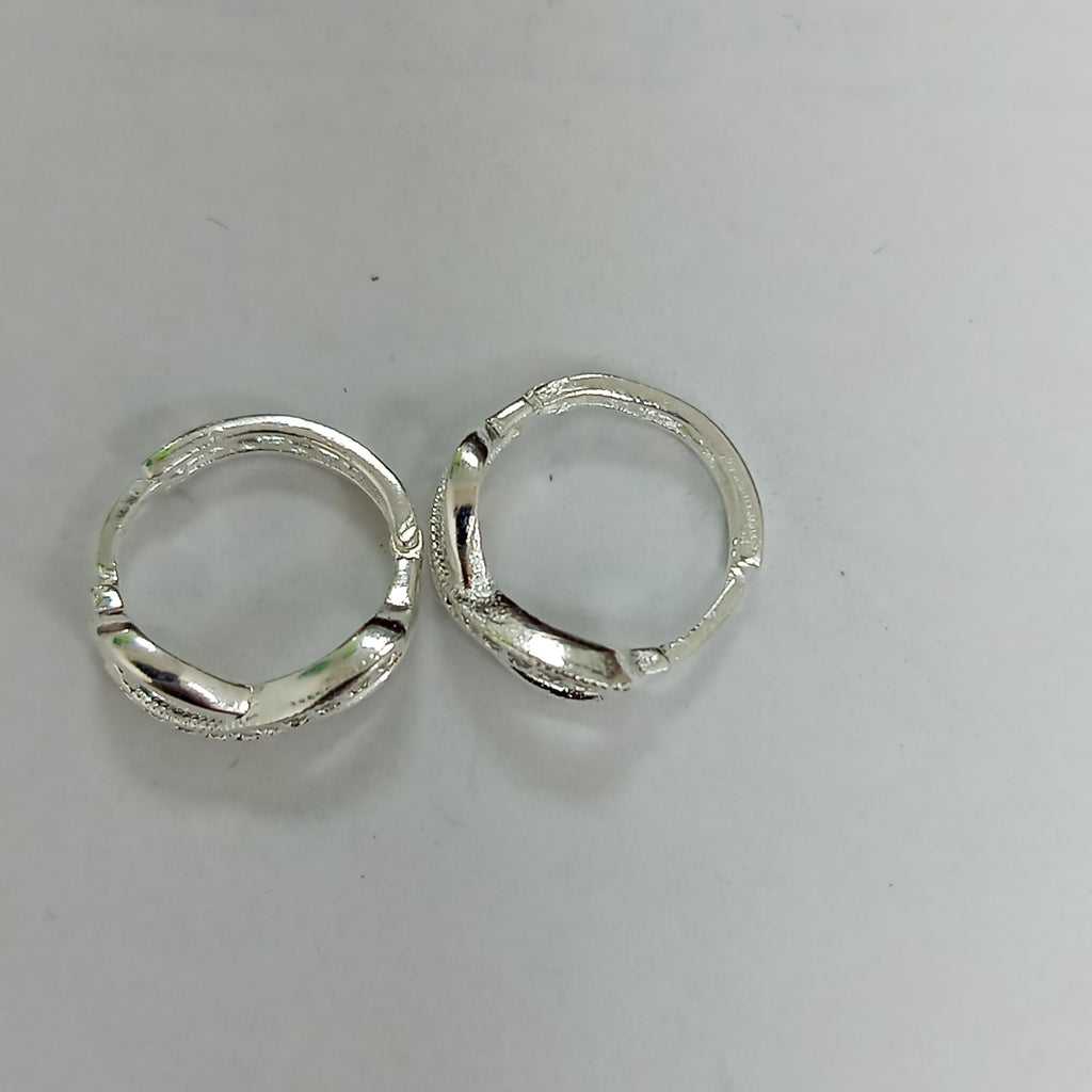 HUGGIES INFINITO CIRCONIAS PLATA .925 2.4 GR (NUEVO)
