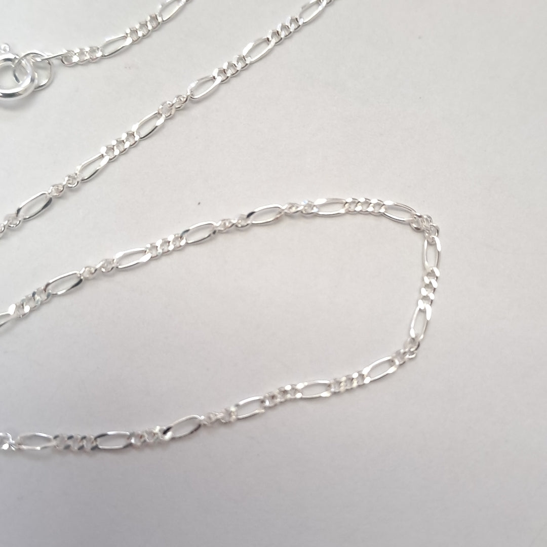 CADENA TEJIDO 3X1 PLATA .925 55 CM 2.3 GR (NUEVO)