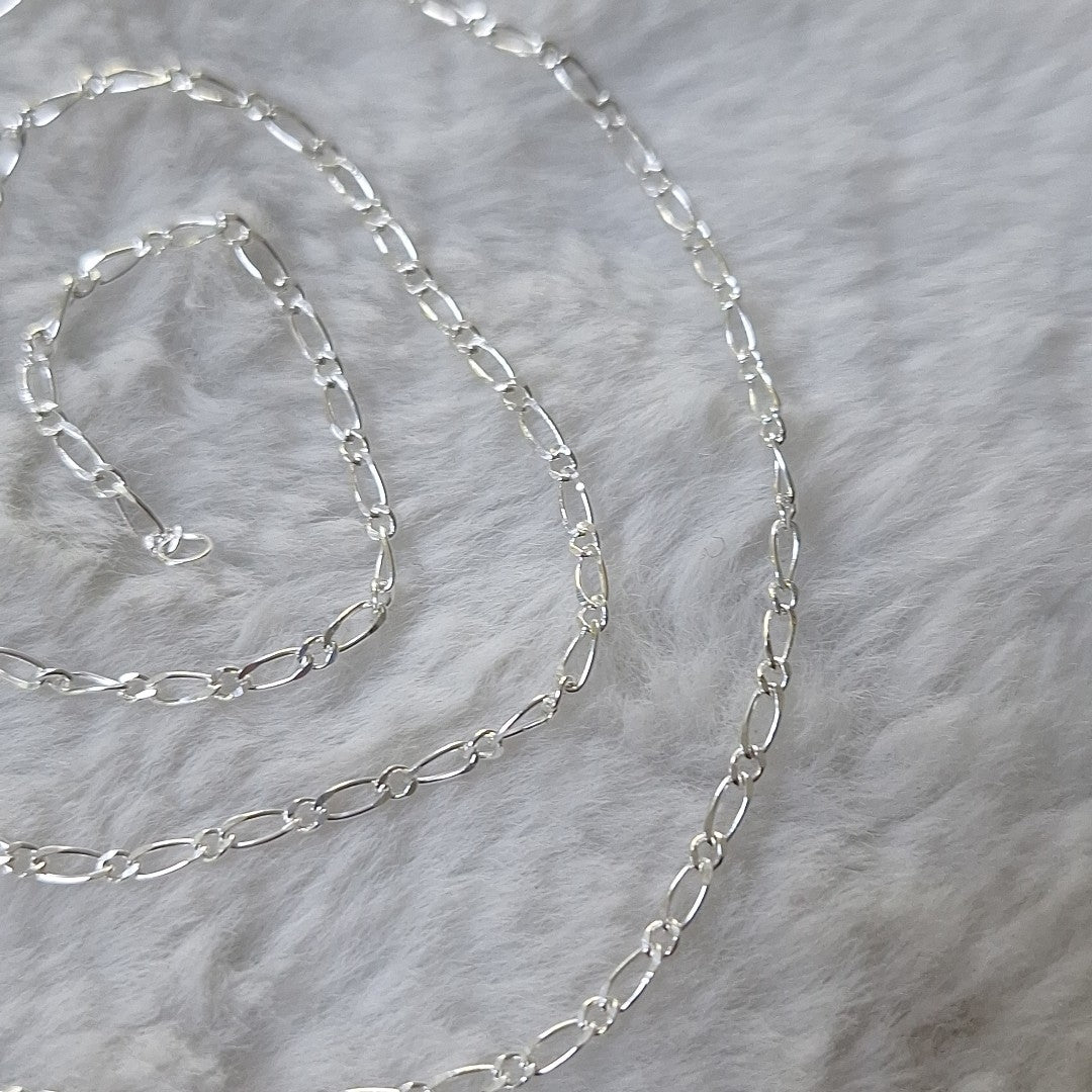 CADENA TEJIDO 1X1 PLATA .925 55 CM 3.2 GR (NUEVO)