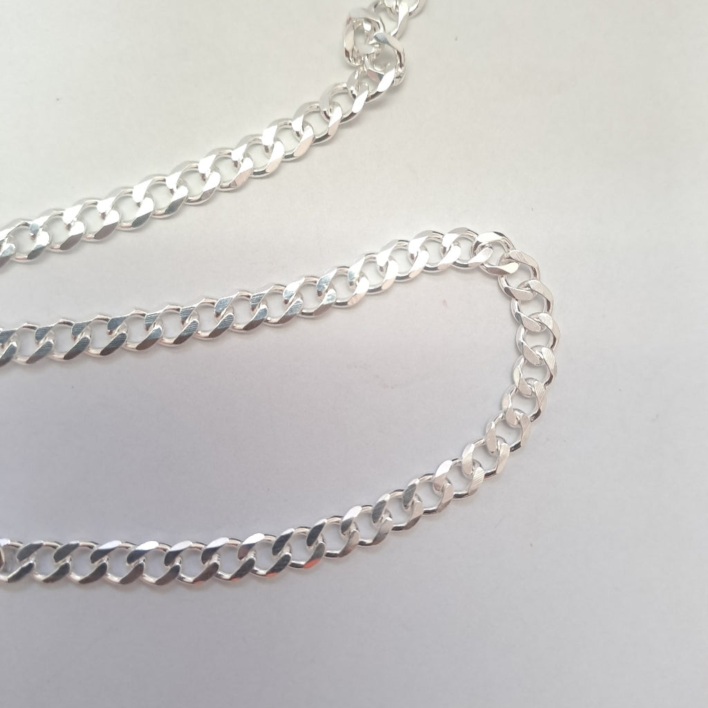 CADENA TEJIDO BARBADO PLATA .925 60 CM 13.7 GR (NUEVO)