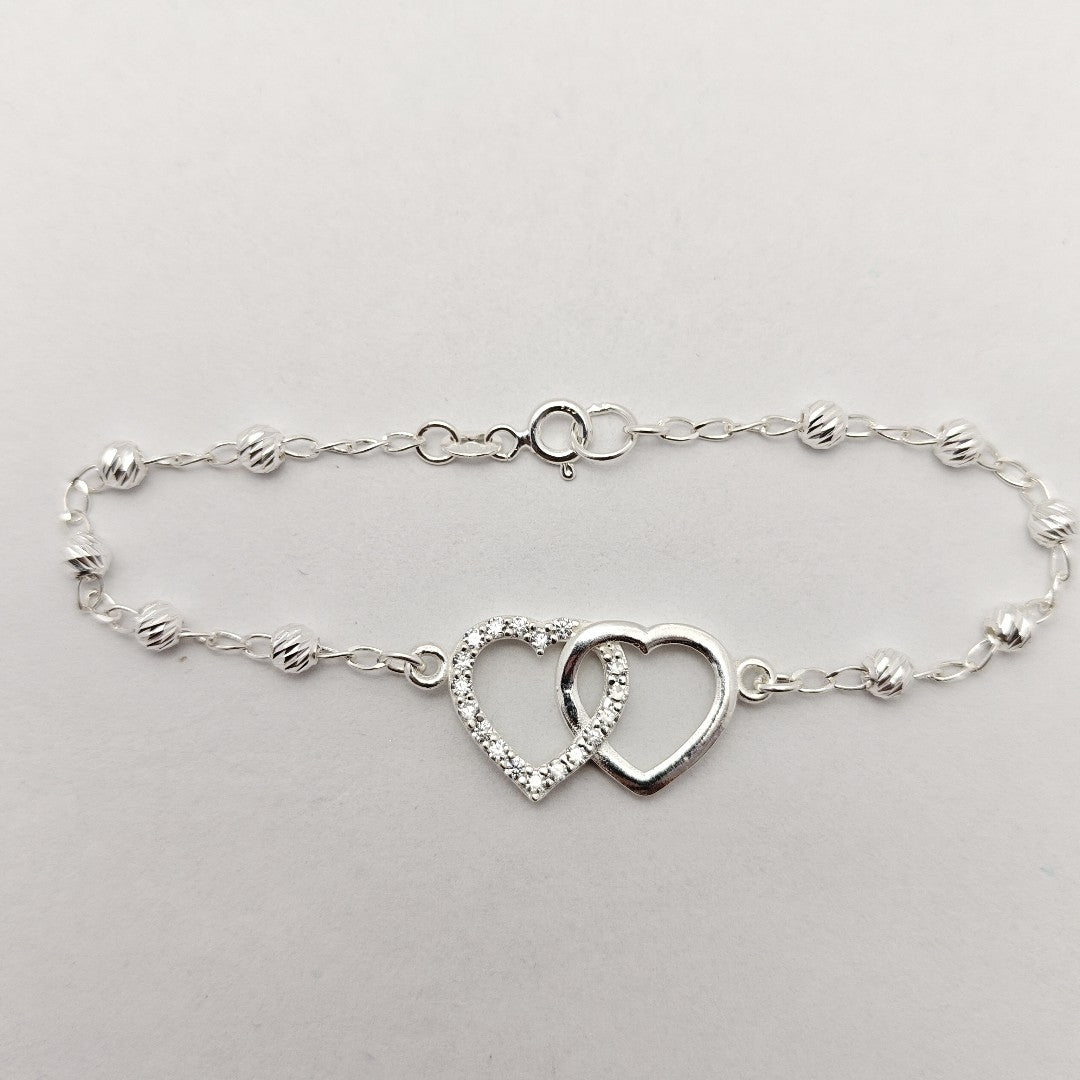 PULSERA TEJIDO TEJIDO ESPECIAL PLATA .925 18 CM 4 GR (NUEVO)