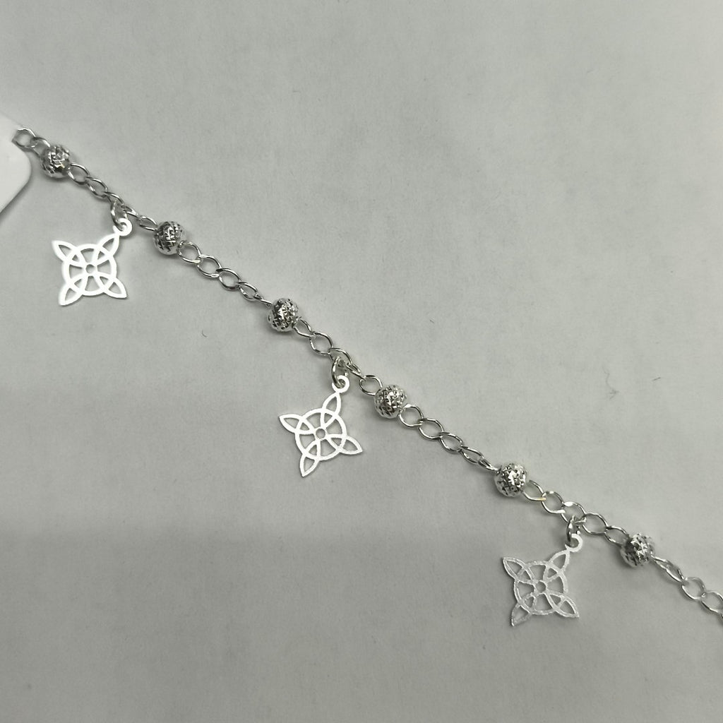 PULSERA TEJIDO ESPECIAL PLATA .925 18 CM 3.2 GR (NUEVO)