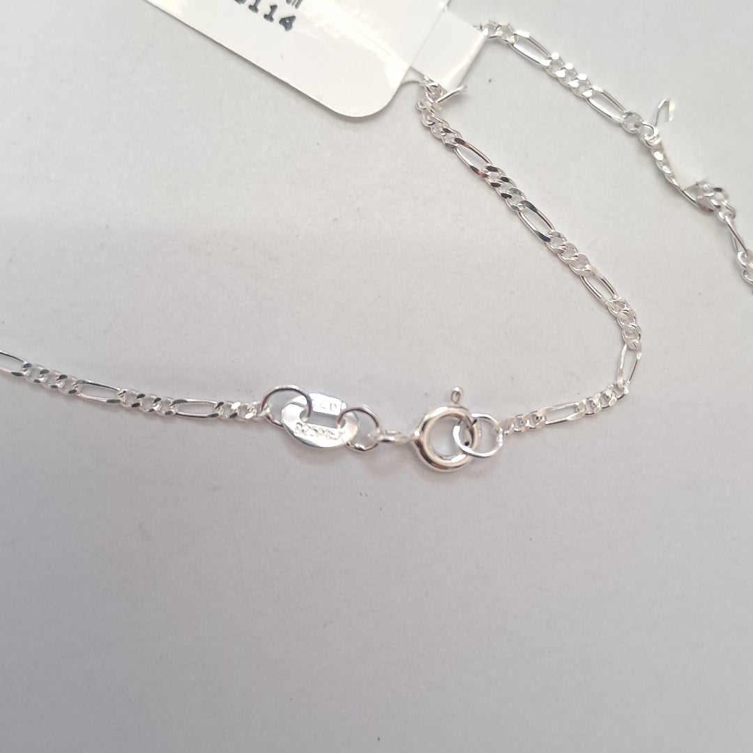 CADENA TEJIDO 3X1 PLATA .925 55 CM 2.3 GR (NUEVO)