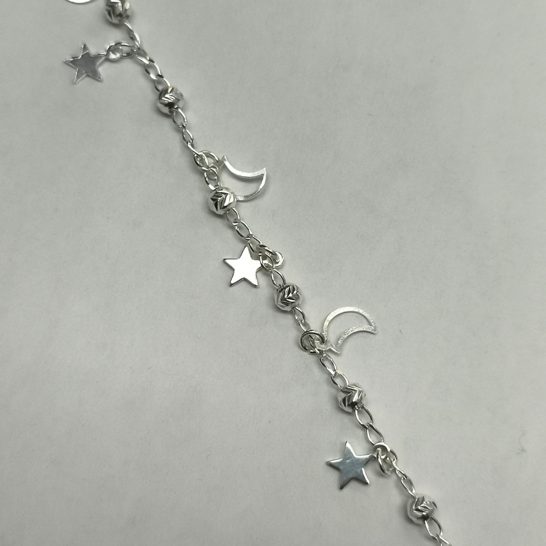 PULSERA TEJIDO TEJIDO ESPECIAL PLATA .925 18 CM 3.1 GR (NUEVO)