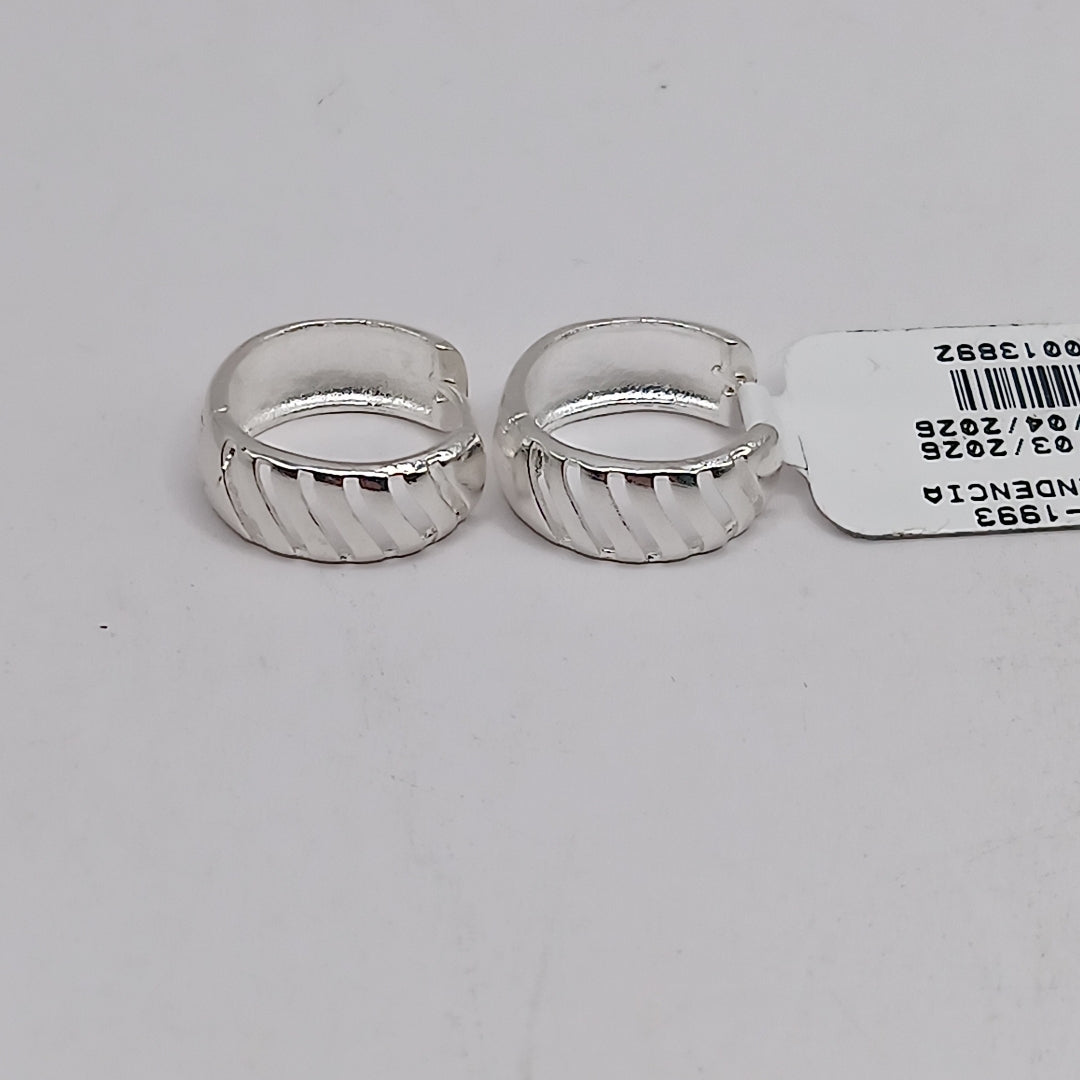 HUGGIES GRECAS PLATA .925 3.4 GR (NUEVO)