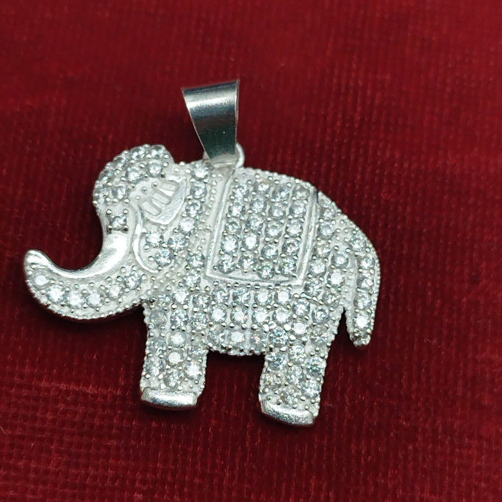 DIJE ELEFANTE C/CIRCONIAS PLATA .925 5.2 GR (NUEVO)
