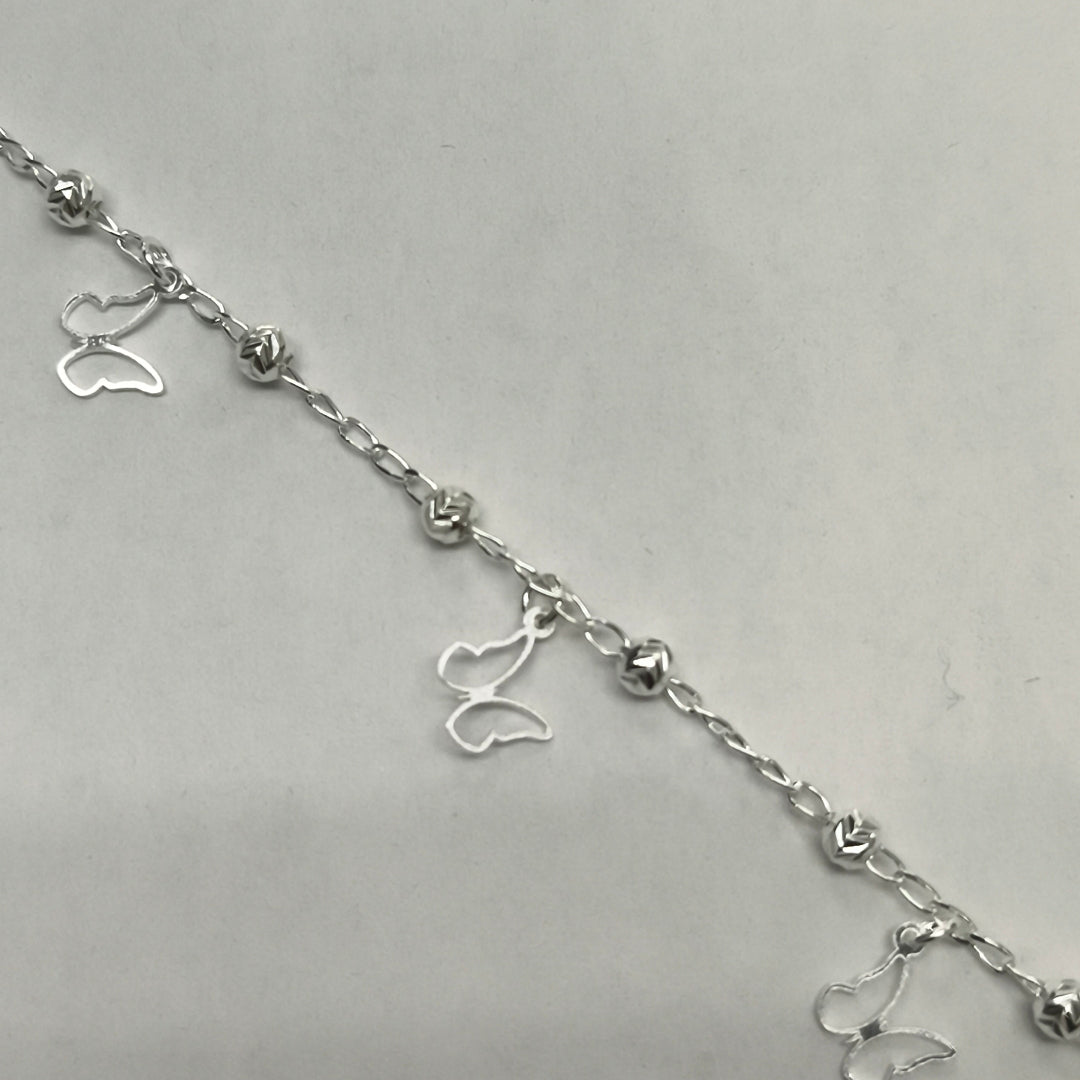 PULSERA TEJIDO ESPECIAL PLATA .925 18 CM 2.9 GR (NUEVO)