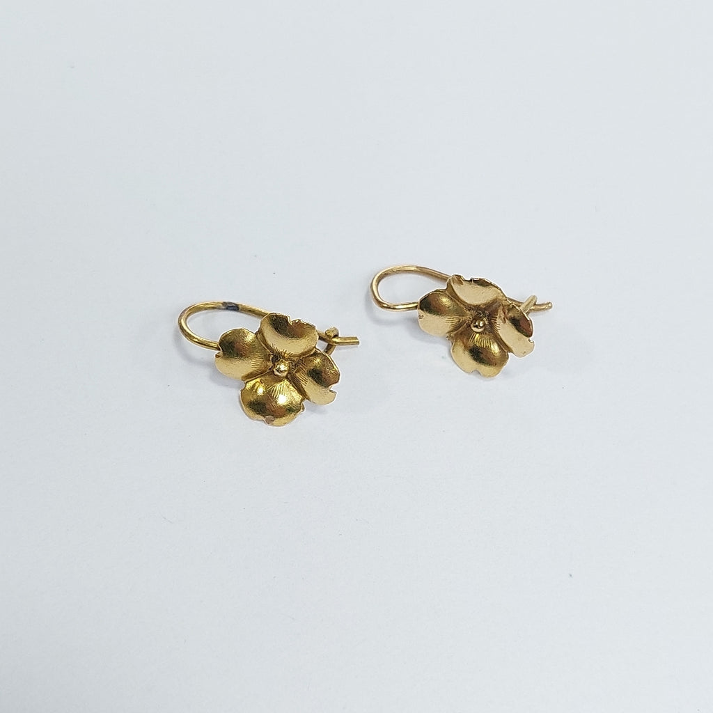 ARETES PAR ORO 8 K 1.1 GRMS (SEMINUEVO)