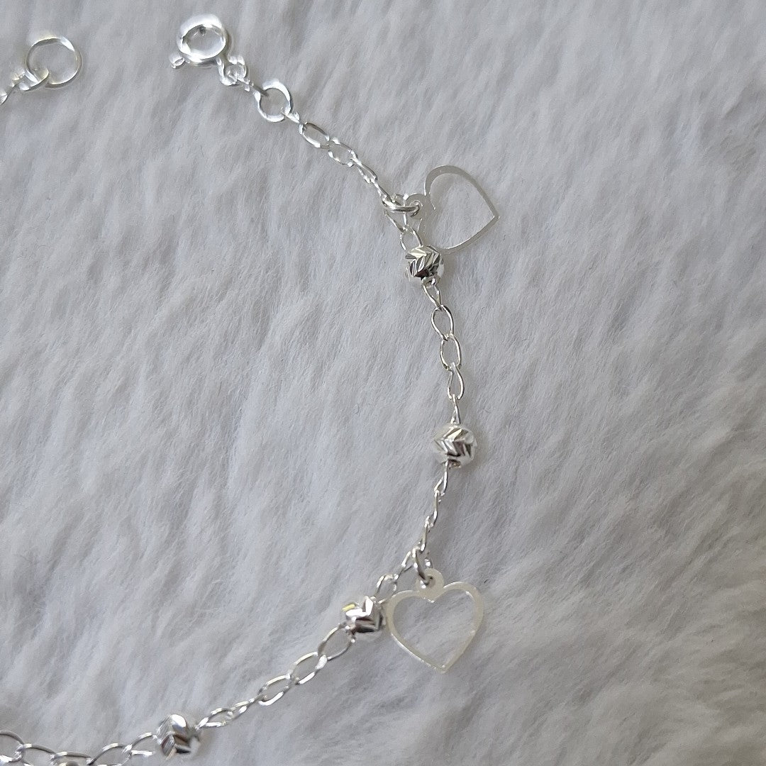 PULSERA TEJIDO ESPECIAL PLATA .925 18 CM 2.7 GR (NUEVO)