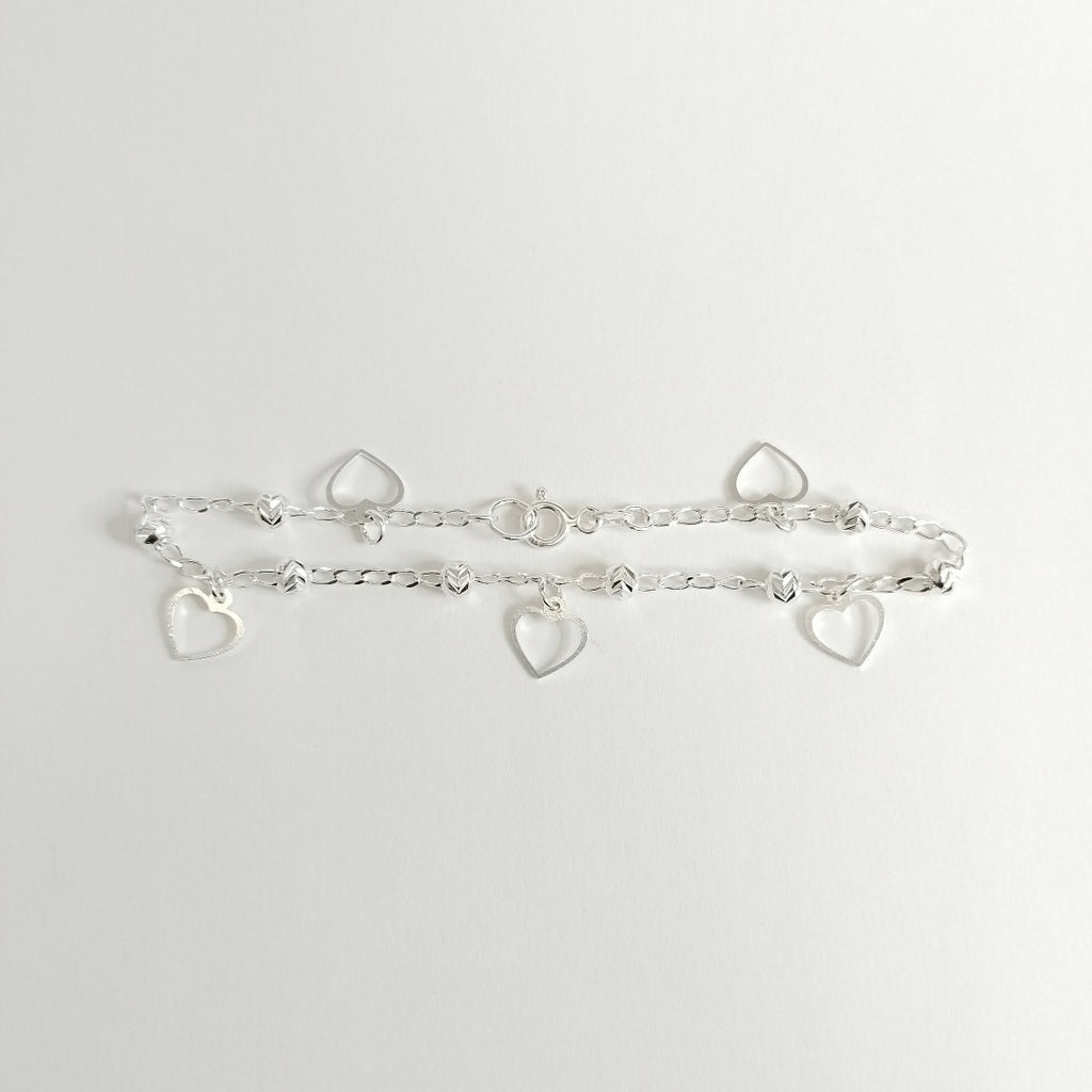 PULSERA TEJIDO ESPECIAL PLATA .925 18 CM 2.7 GR (NUEVO)