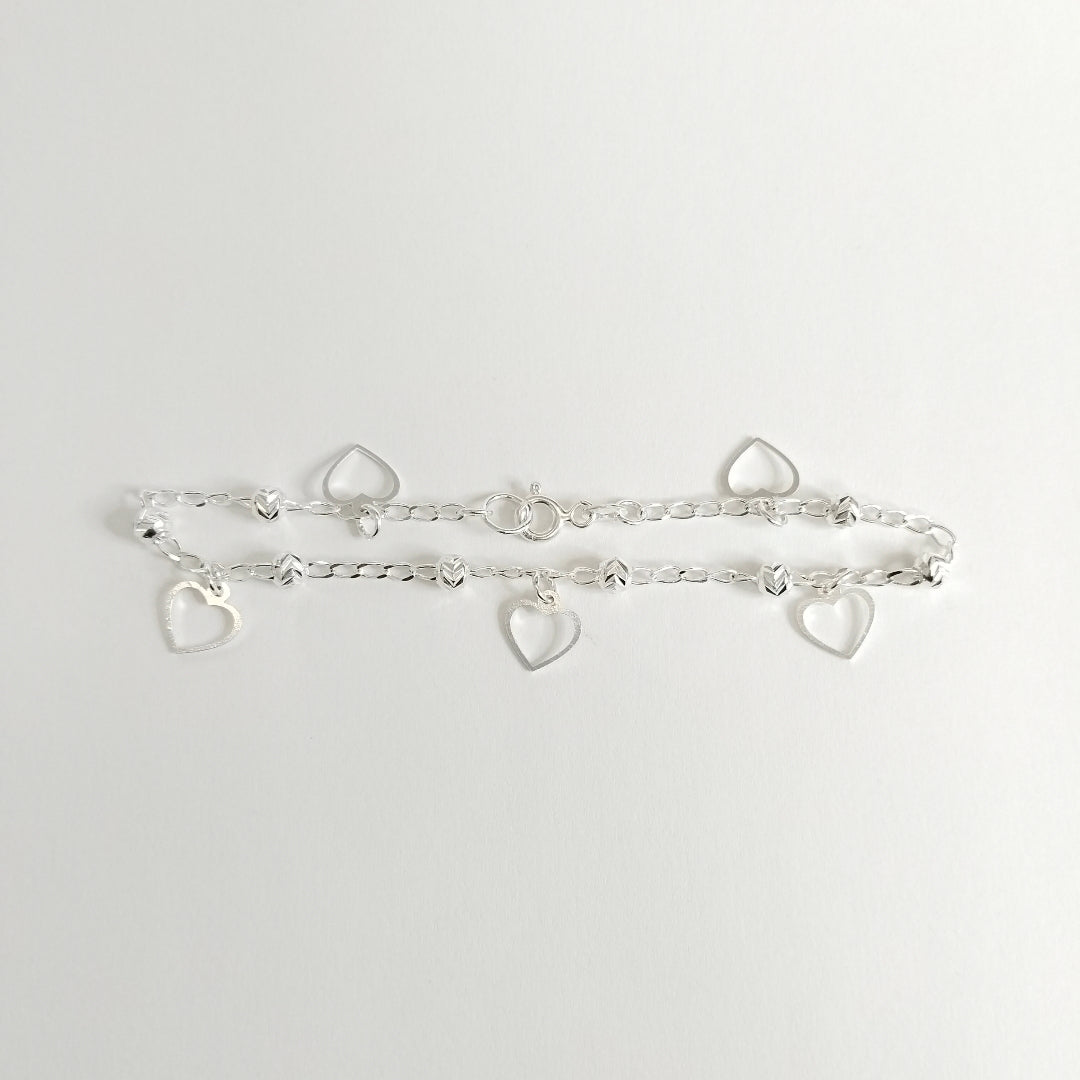 PULSERA TEJIDO ESPECIAL PLATA .925 18 CM 2.7 GR (NUEVO)