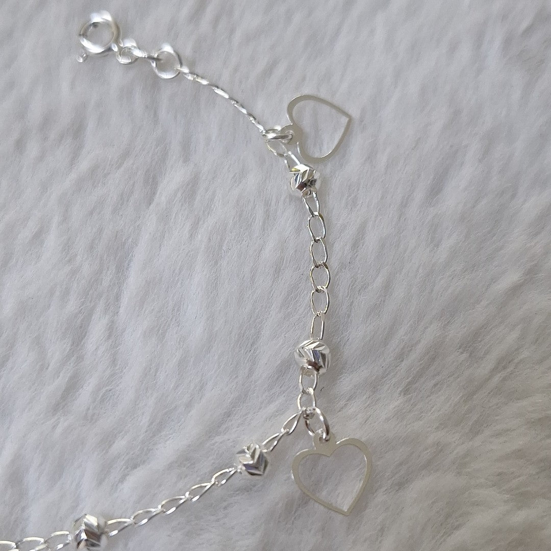 PULSERA TEJIDO ESPECIAL PLATA .925 18 CM 2.7 GR (NUEVO)