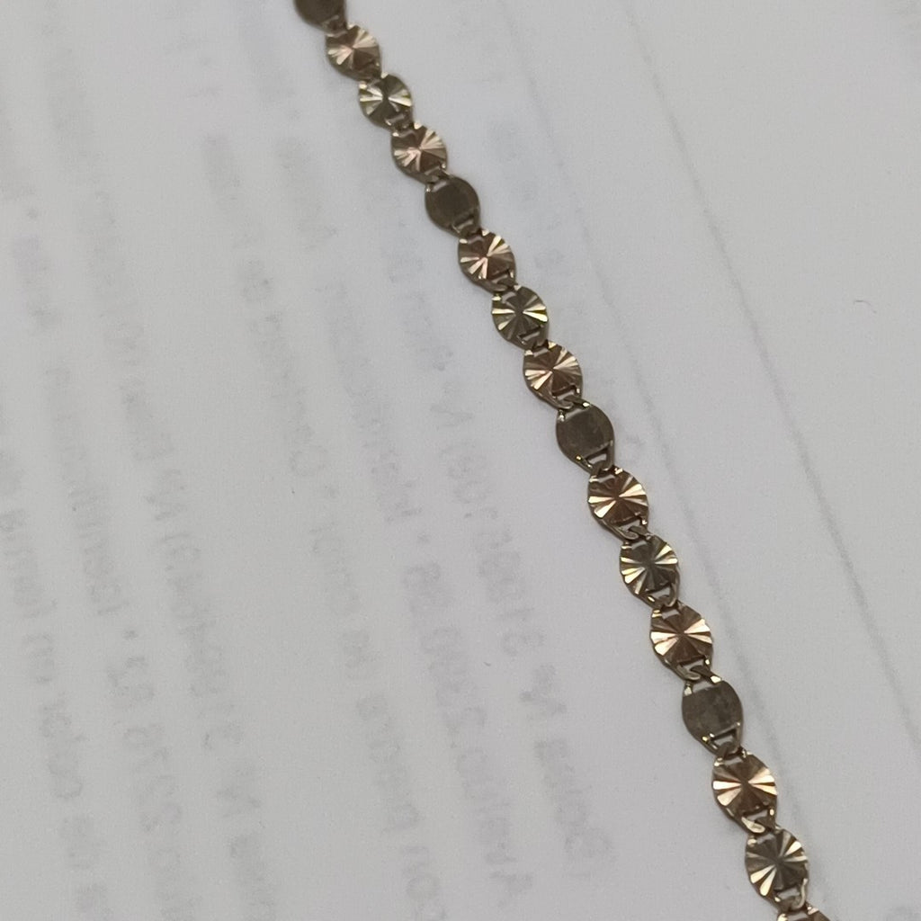 CADENA ORO COMBINADO 14 K 3,00 GRMS (SEMINUEVO)