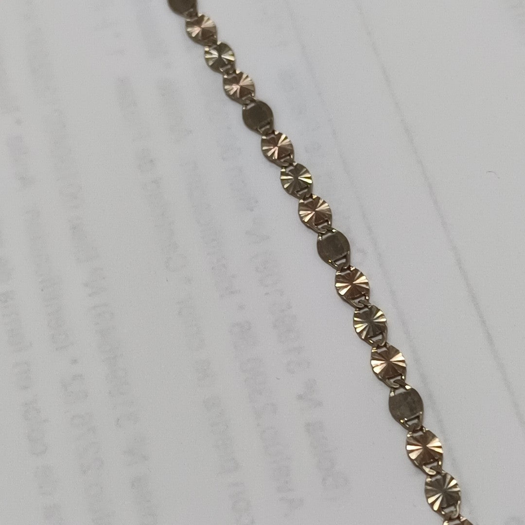 CADENA ORO COMBINADO 14 K 3,00 GRMS (SEMINUEVO)