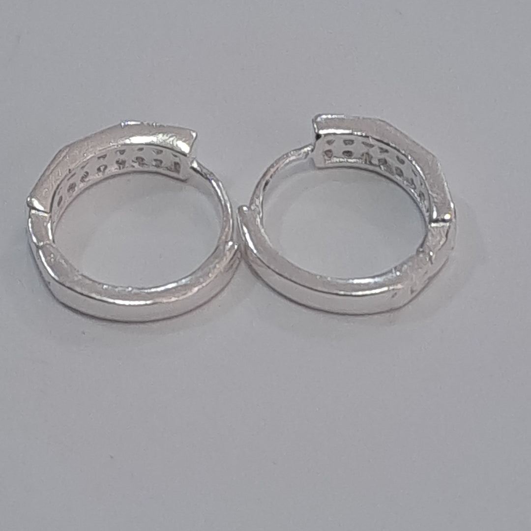 ARRACADAS C/CIRCONIAS PLATA .925 2.5 GR (NUEVO)