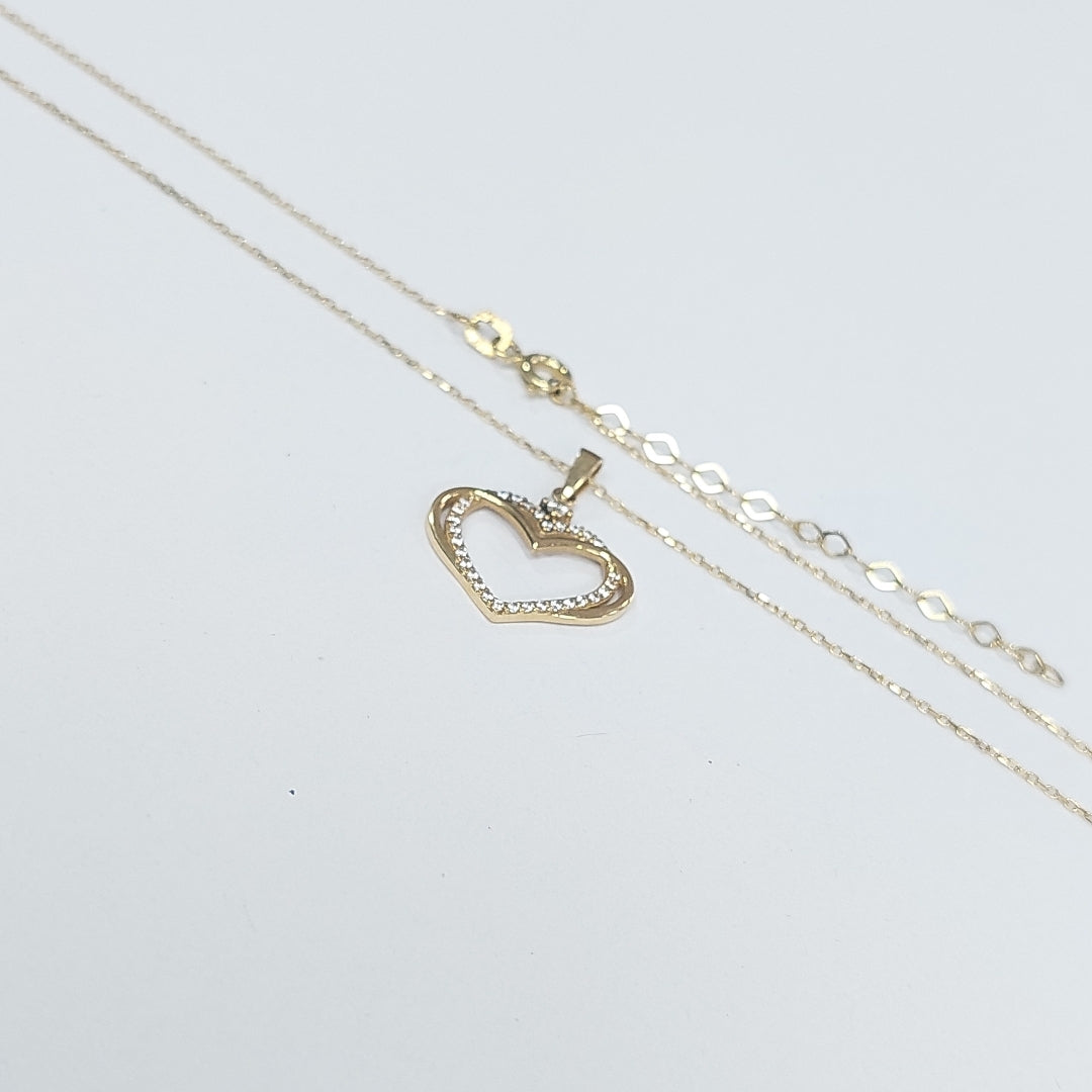 DIJE, GARGANTILLA ORO 14 K 2.1 GRMS (SEMINUEVO)