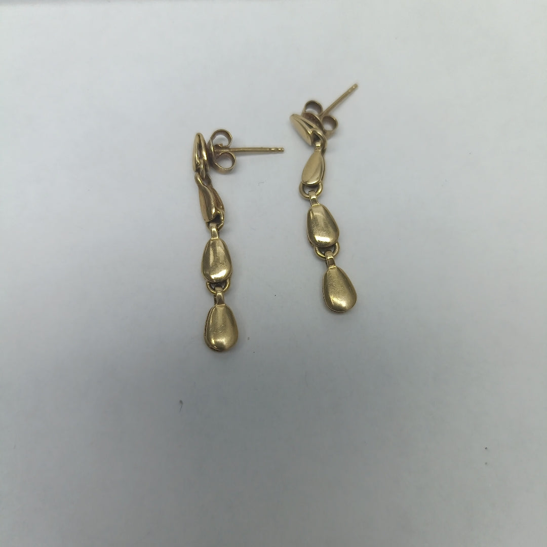 ARETES PAR ORO 14 K 3,00 GRMS (SEMINUEVO)