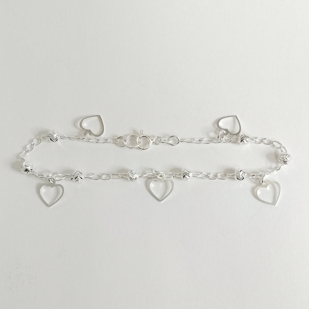 PULSERA TEJIDO ESPECIAL PLATA .925 18 CM 2.6 GR (NUEVO)