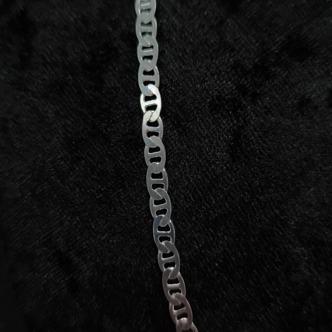 CADENA TEJIDO GUCHI PLATA .925 55 CM 12.9 GR (NUEVO)