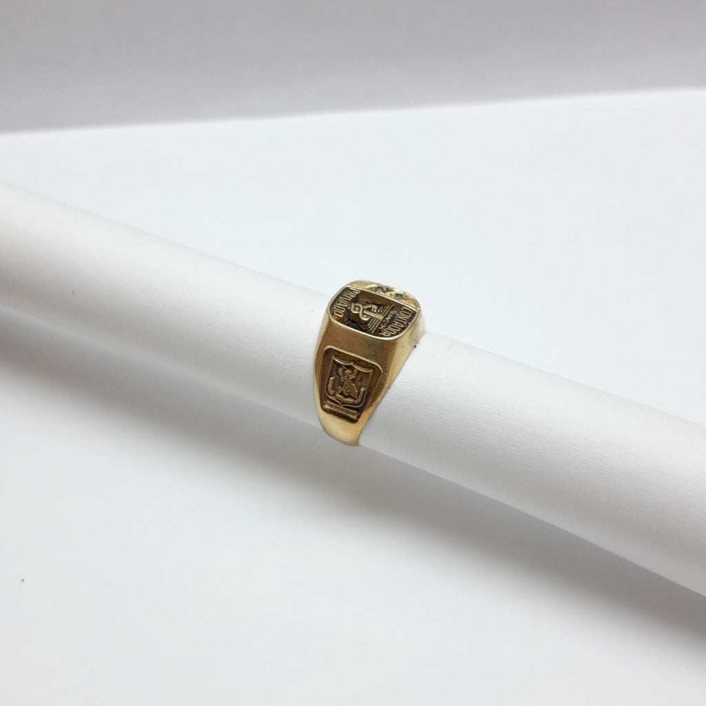 ANILLO DE GRADUACIÓN ORO 14 K 5,50 GRMS (SEMINUEVO)
