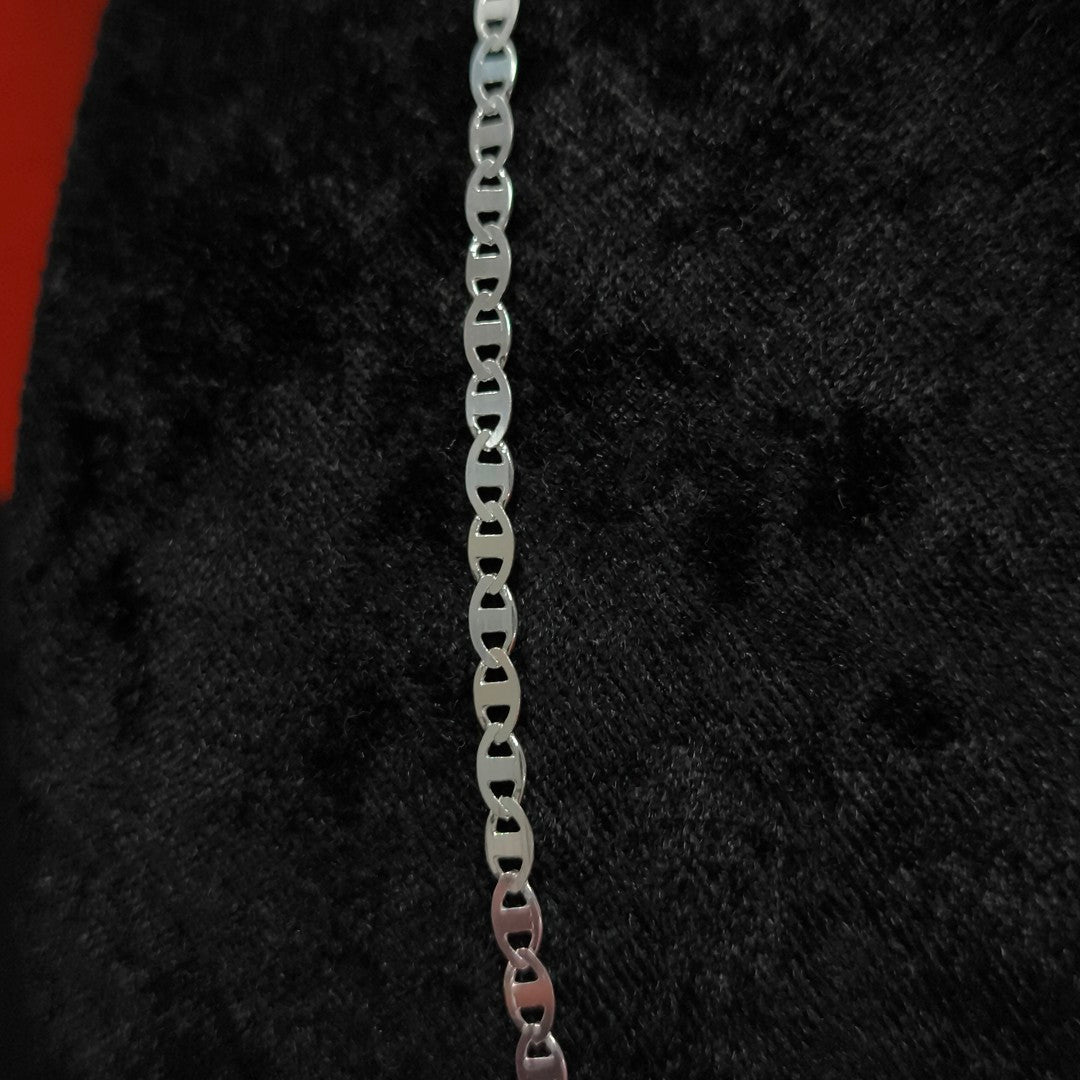 CADENA TEJIDO GUCHI PLATA .925 60 CM 9.1 GR (NUEVO)