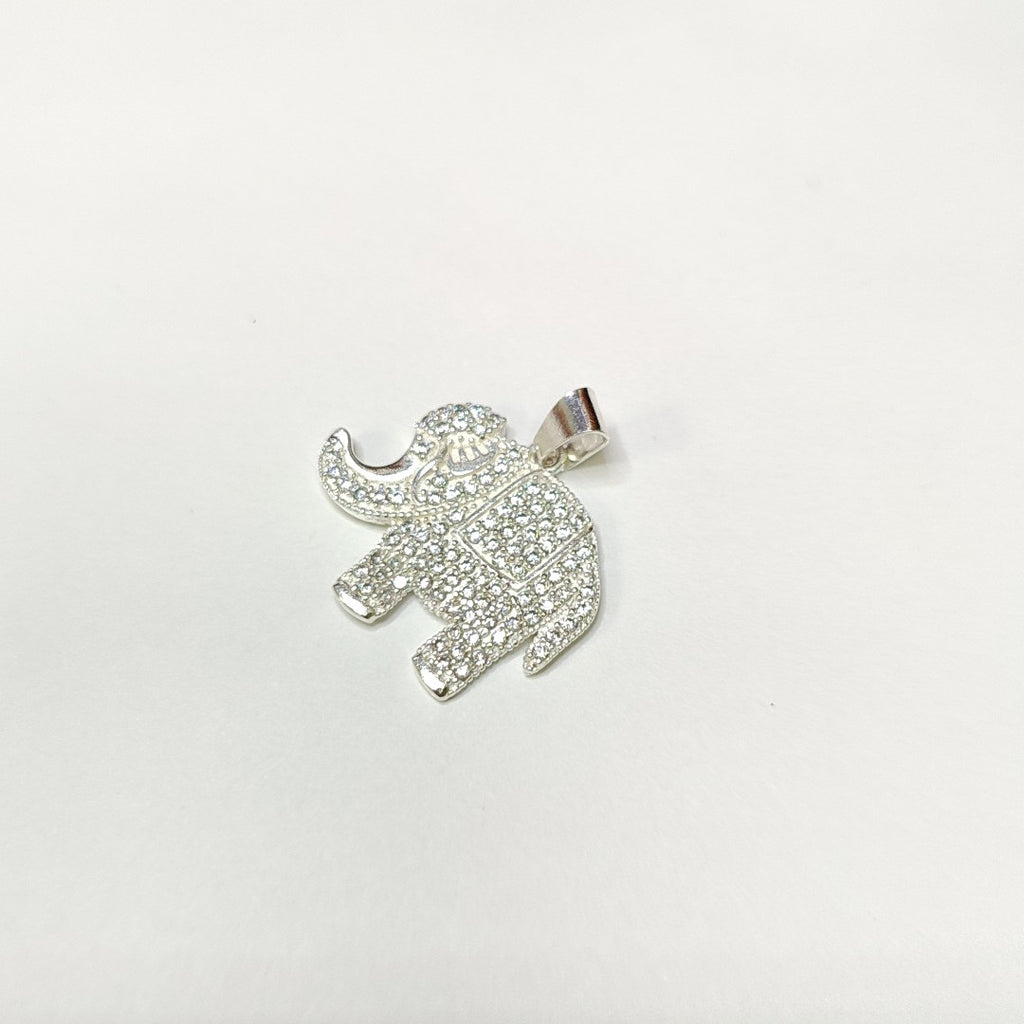 DIJE ELEFANTE C/CIRCONIAS PLATA .925 5.1 GR (NUEVO)