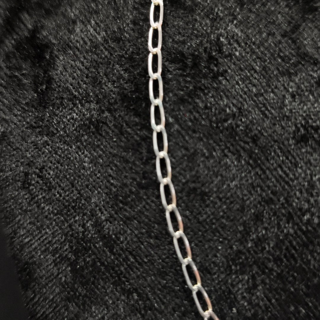 CADENA TEJIDO ESLABONES PLATA .925 55 CM 2.9 GR (NUEVO)