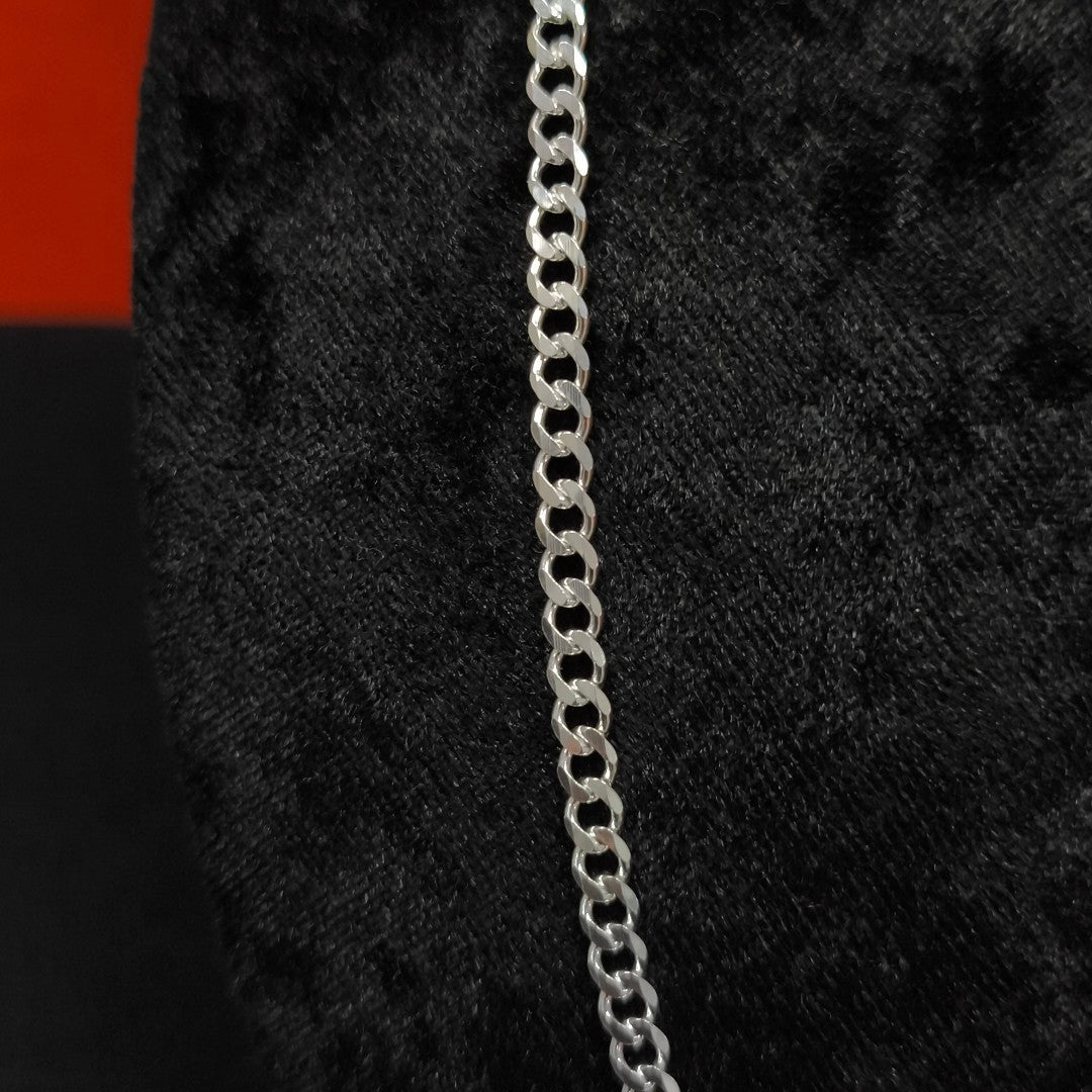 CADENA TEJIDO BARBADO PLATA .925 60 CM 13.8 GR (NUEVO)