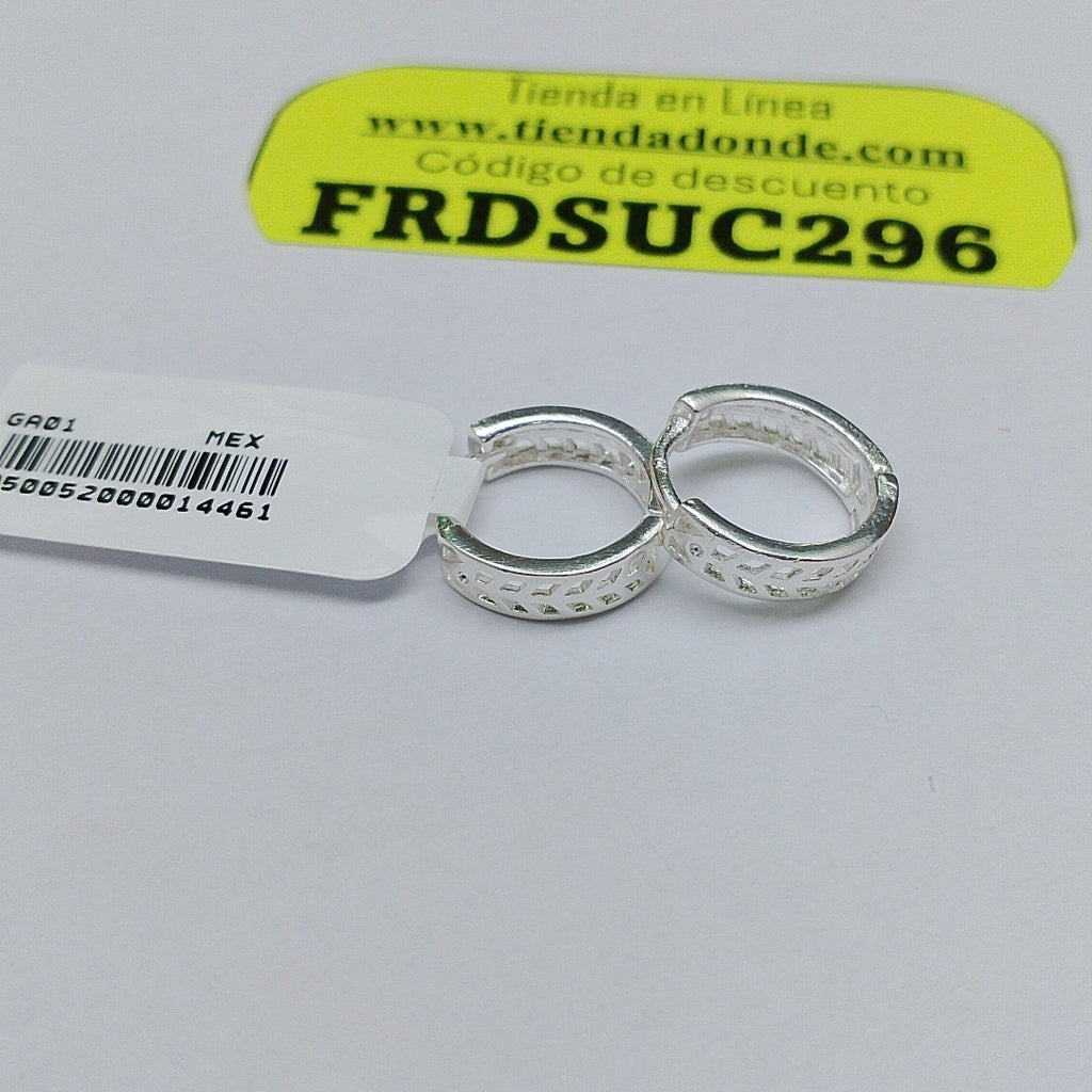 ARRACADAS PLATA .925 2.5 GR (NUEVO)