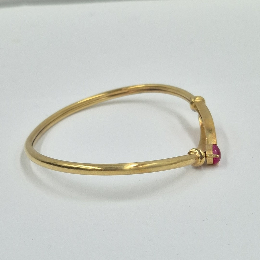 PULSERA RIGIDA ORO 14 K 7.5 GRMS (SEMINUEVO)