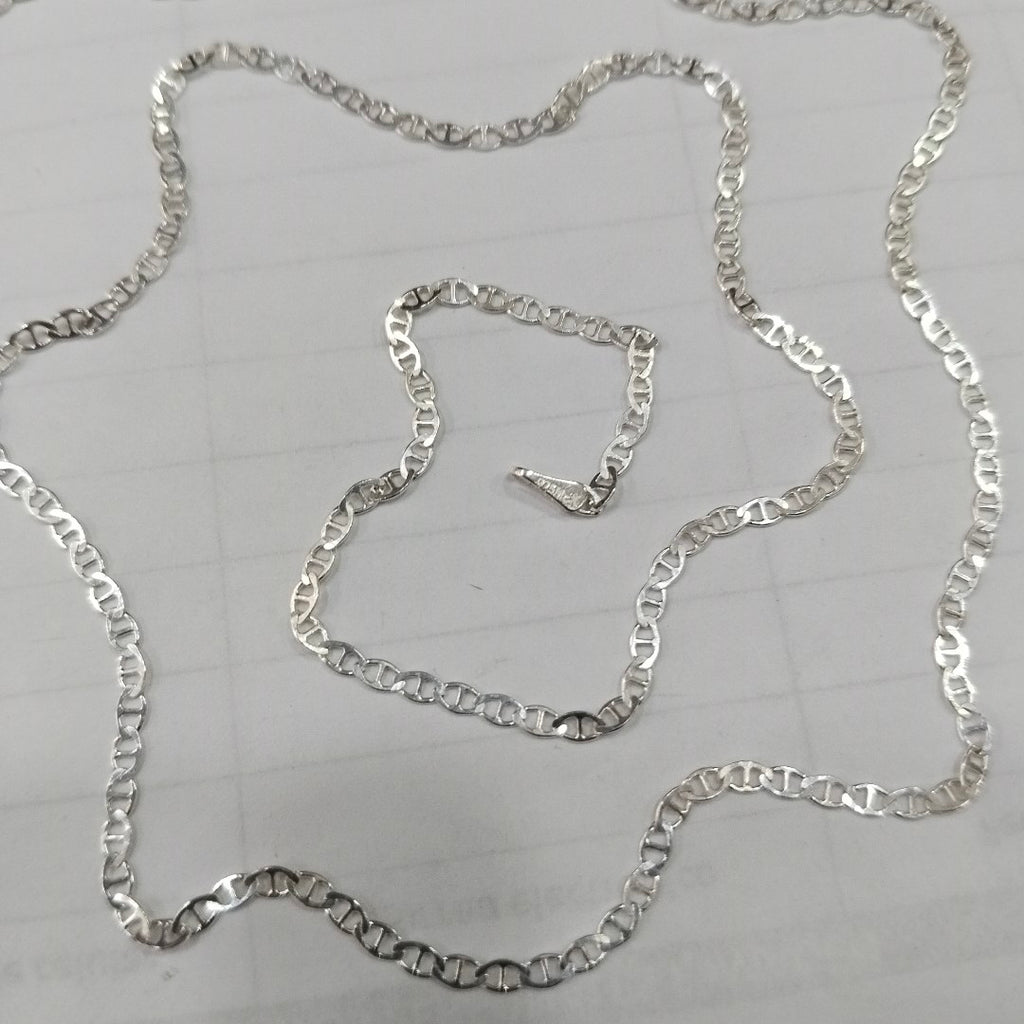 CADENA TEJIDO GUCHI PLATA .925 60 CM 3.8 GR (NUEVO)