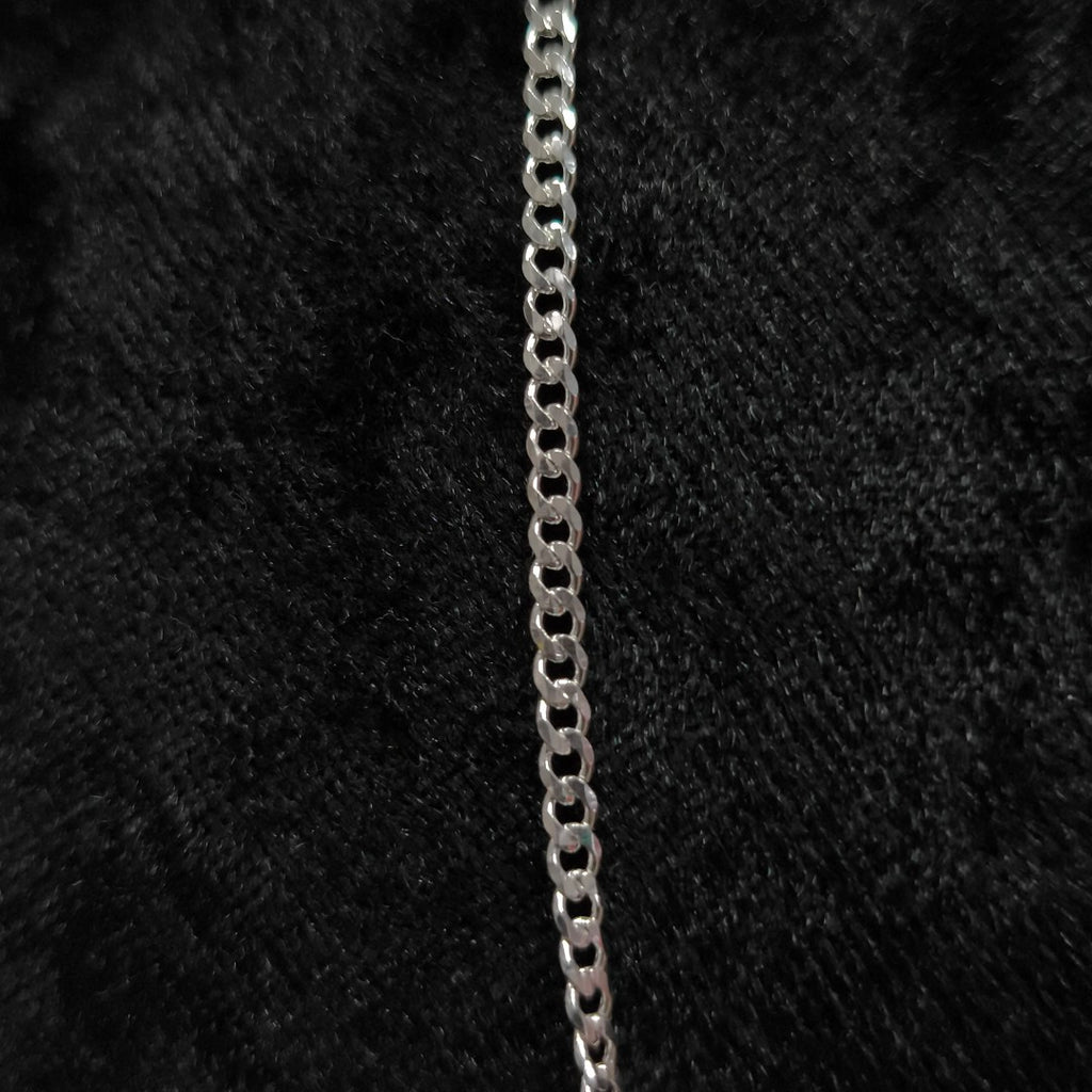 CADENA TEJIDO BARBADO PLATA .925 60 CM 5.6 GR (NUEVO)
