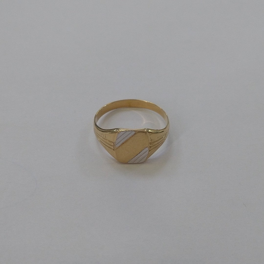 ANILLITO ORO COMBINADO 14 K 2,00 GRMS (SEMINUEVO)
