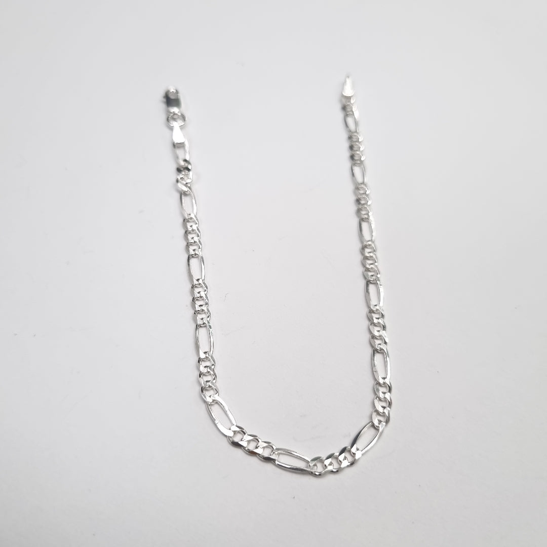 PULSERA TEJIDO 3X1 PLATA .925 18 CM 2.8 GR (NUEVO)